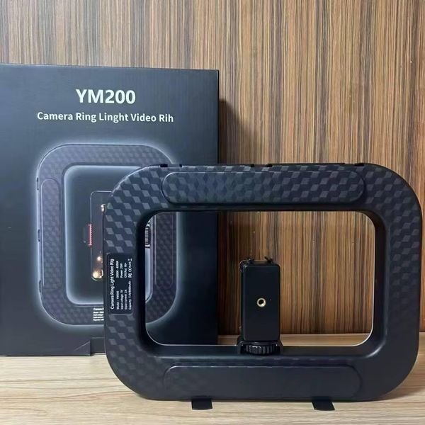 Кільцева лампа риг YM-200 для телефона камери (2500 К і 8500К) 31084 фото