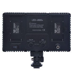 Відеосвітло LED освітлювач Varicolor PRO LED U600+ (3200-6500K) з регулюванням та мережним адаптером 1387 фото
