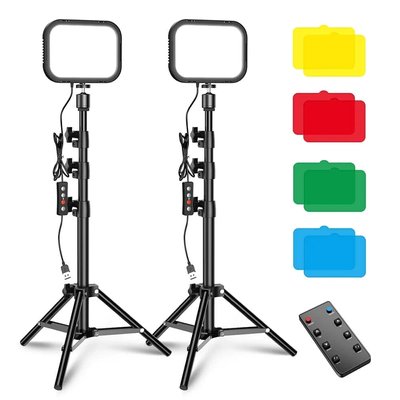 Світлодіодний портативний комплект для відеознімання Apexel APL-FL19 з кольоровими фільтрами APL-FL19 фото