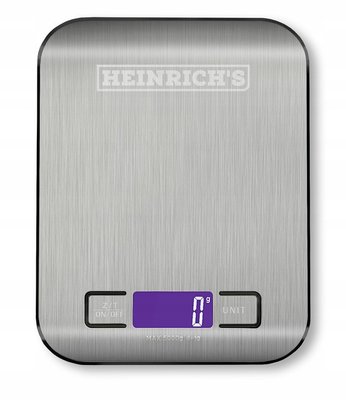 Ваги кухонні електронні до 5 кг HEINRICH'S HWG 8441 Німеччина 80022 фото