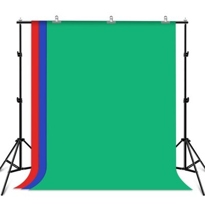 Хромакей фон з тримачем 2x2м зелений синій червоний Puluz PKT5204 PKT5204 фото
