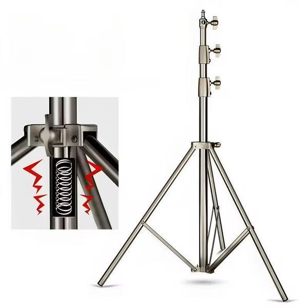 Стойка-штатив на колесах для фотооборудования Profi-light SS-280 из нержавеющей стали 71107 фото