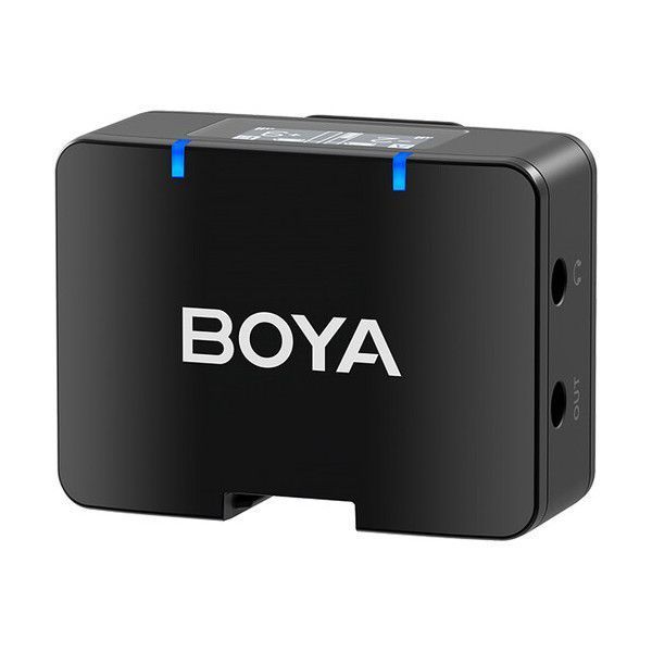Мікрофон бездротовий для телефона камери подвійний рекордер Type-C Lightning BOYA BOYAMIC F4624 фото