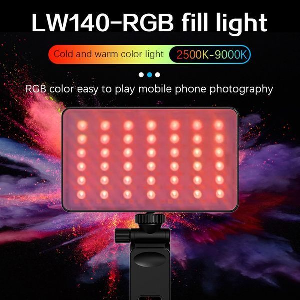 Заполняющий свет для видео и фото YELANGU LW140RGB 2500K-9000K DCA2250B фото