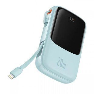 Повербанк 20000 мАч 20Вт USB Lightning голубой Baseus Qpow PPQD030003 PPQD030003 фото