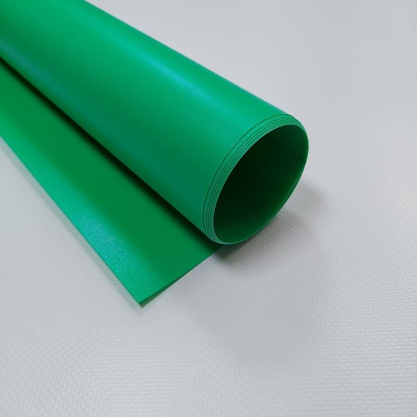 Фон виниловый матовый для предметной съемки Зеленый 68×130 см ПВХ 4739 фото