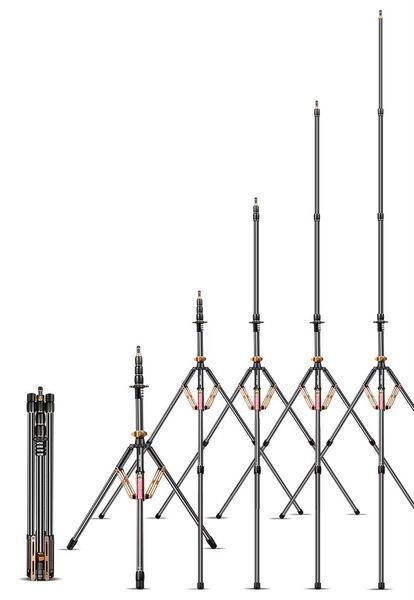 Стойка для освещения профессиональная устойчивая до 5кг 86-260см QZSD LS288A 4882 фото