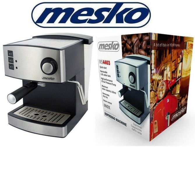 Кофеварка компрессионная Mesko MS 4403 15Bar Польша 3186 фото