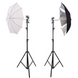 Комплект постійного студійного світла Prolight з парасольками 1187 фото 1