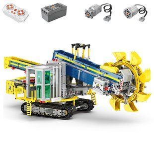 Конструктор роторный экскаватор с пультом 3188 деталей Reobrix Mechanical&nbsp;22017 5129 фото