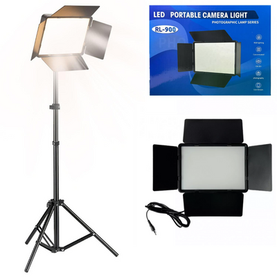 Світлодіодна лампа відеосвітло Camera light RL-900 з пультом 3000k-6500k + Штатив 1402 фото