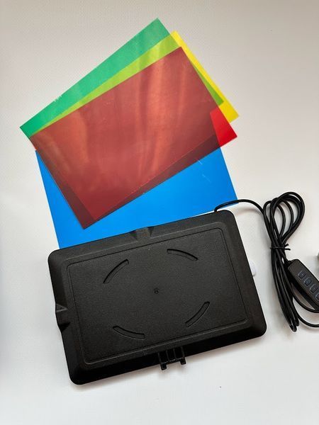 Світлодіодна лампа LED Square Fill Light 10 х15 см відеосвіт із кольоровими фільтрами для фото 1392 фото