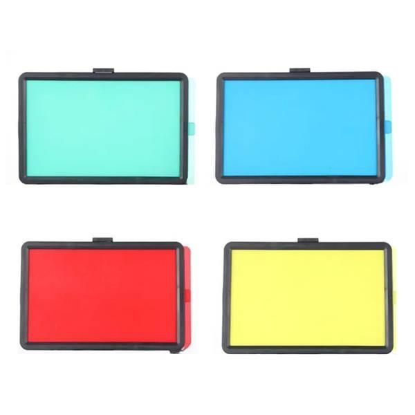Світлодіодна лампа LED Square Fill Light 10 х15 см відеосвіт із кольоровими фільтрами для фото 1392 фото