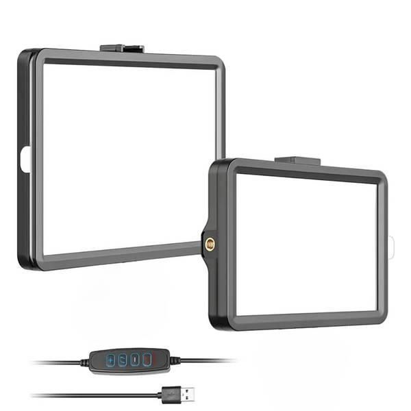 Світлодіодна лампа LED Square Fill Light 10 х15 см відеосвіт із кольоровими фільтрами для фото 1392 фото