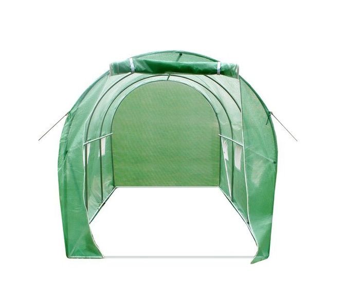 Теплица садовая тоннель 3 × 2 × 2 м MALATEC зеленый 1673 5054 фото