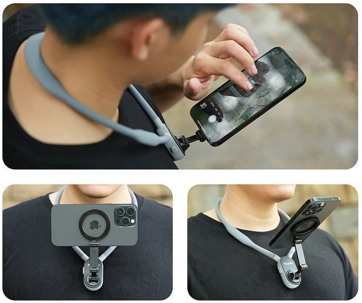 Кріплення на шию для айфон MagSafe TELESIN MNM-001 4320 фото