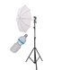 Постоянный студийный свет Prolight 150 Вт. зонт на просвет 90 см 1188 фото 2