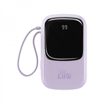 Повербанк 20000 мАч 20Вт USB Lightning фиолетовый Baseus Qpow PPQD030005 PPQD030005 фото