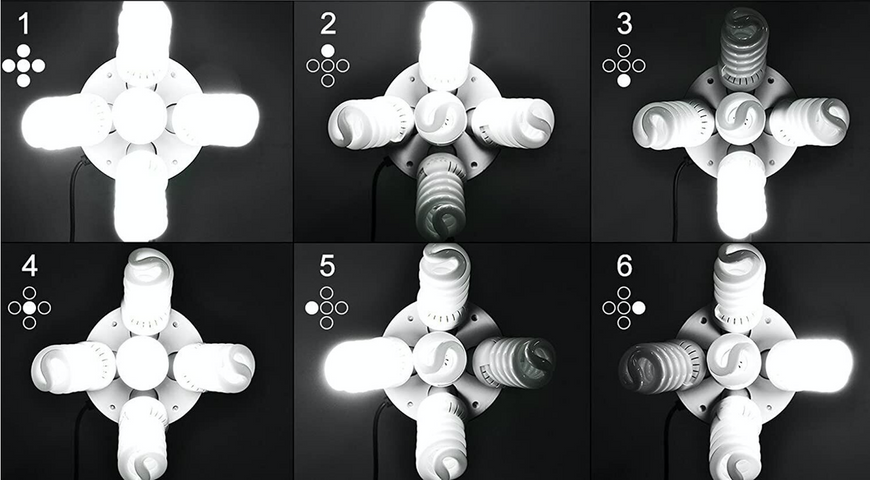Набор постоянного студийного света на 5 ламп Louis Daguerre CA9061 CA9061 фото