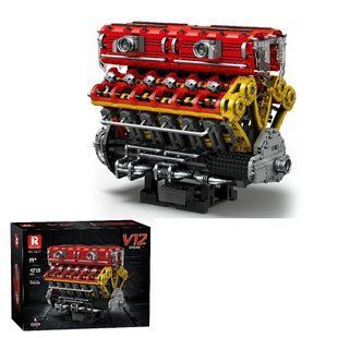 Конструктор двигун V12 Engine 4719 деталей Reobrix 33017 5577 фото