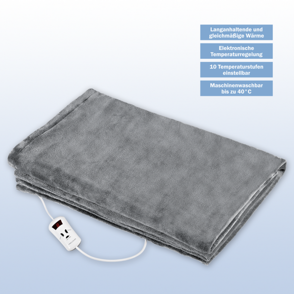 Электрическое одеяло простынь ProfiCare PC-WZD 3061 серый 130х180 см Германия 330610 фото