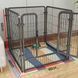 Переносний манеж вольєр для домашніх тварин Springos 60 x 60 x 60 см метал Білий 31109 фото 5