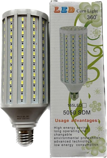 Лампа светодиодная Prolight 60 Вт LED кукуруза 168 диодов E27, 5500K для студийного освещения 1193 фото
