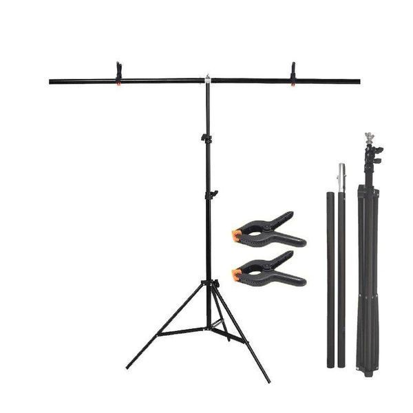 Комплект тримач фону + 3 тканинних фона 1.5 х 2 м. Profi-light 71102 фото