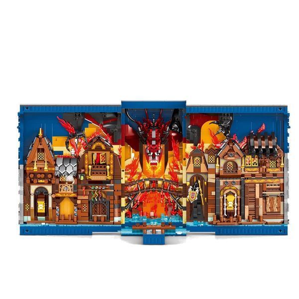 Конструктор Книга Шира 3398 деталей 3D книга на полку Reobrix 66035 5160 фото