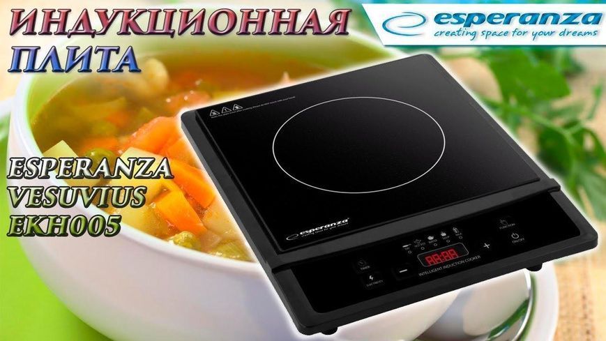 Переносная Индукционная одноконфорочная плита Esperanza&nbsp;EKH 005 Krakatau Польша 3104 фото