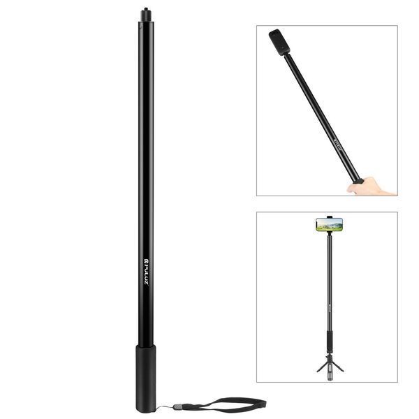 Монопод невидимый 3 м для Insta 360 алюминиевый Puluz PU642B PU642B фото
