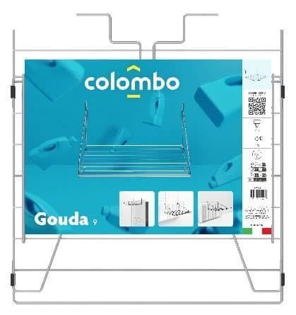 Сушарка для білизни навісна Colombo Gouda 9 (ST199) 931876 фото