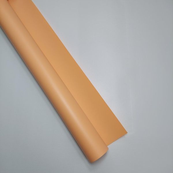 Фон виниловый матовый для предметной съемки Оранжевый 68×130 см ПВХ 4792 фото