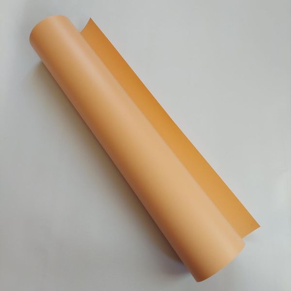 Фон виниловый матовый для предметной съемки Оранжевый 68×130 см ПВХ 4792 фото