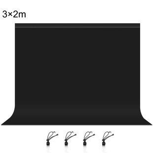 Фон тканевый черный 3 x 2м 120г/кв Puluz PU5214B PU5214B фото