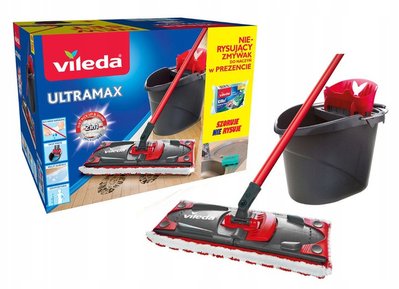 Набір для прибирання швабра+ведро VILEDA UltraMax Box 5011 фото