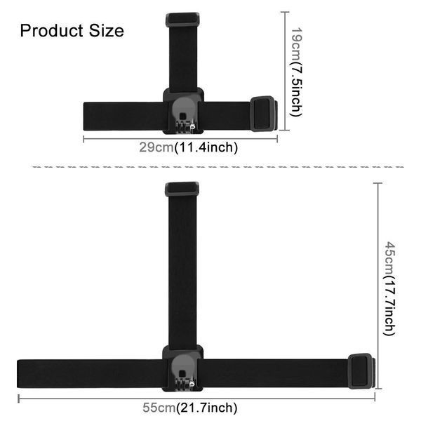 Кріплення на голову Puluz PU24 для GoPro Sjcam Xiaomi Sony Head Strap PU24 фото