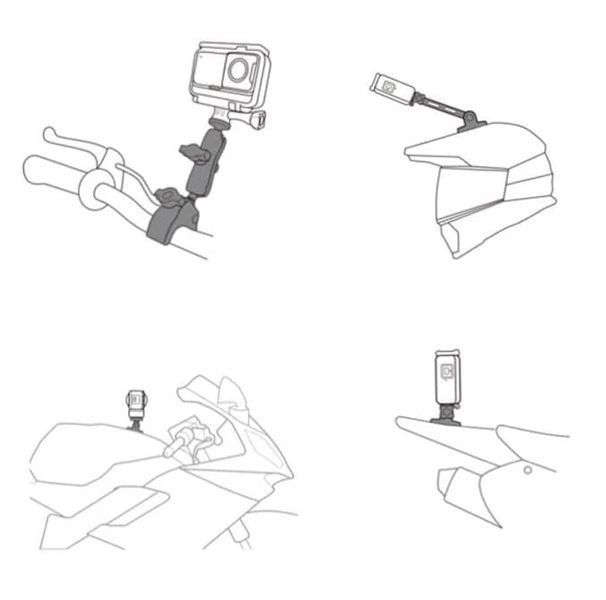 Крепление на шлем и на руль для Insta360 GoPro AC Prof 428C-2 F4590 фото