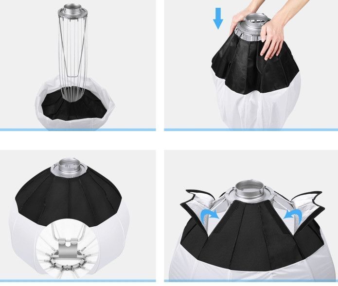Софтбокс сферичний 65см фонарь Bowens Puluz PU3057 5421 фото