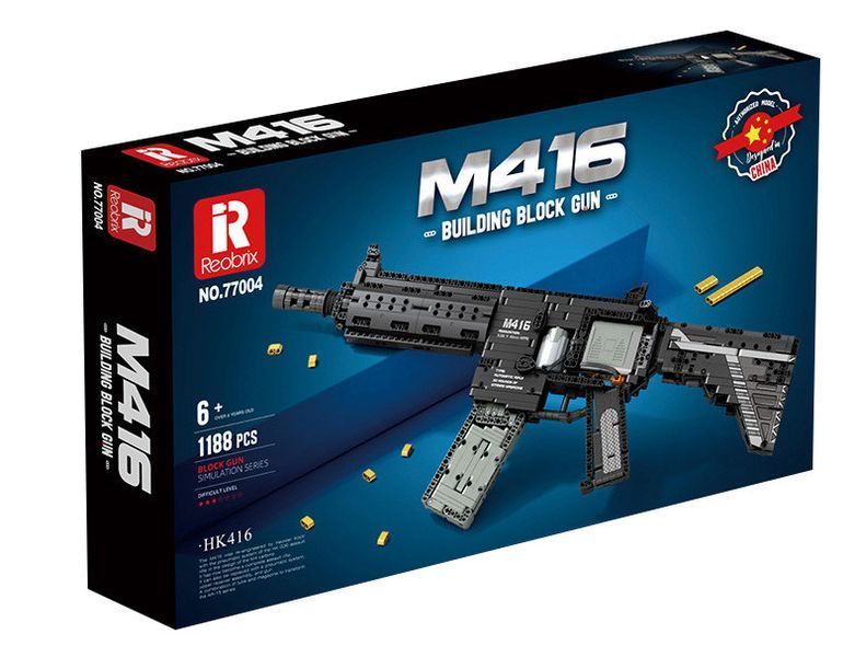 Конструктор штурмовая винтовка M416 1188 деталей Reobrix 77004 5203 фото