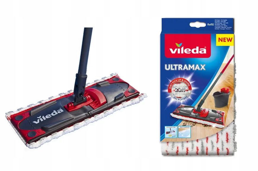 Набор для уборки швабра+ведро VILEDA UltraMax Box 5011 фото