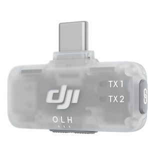 Приемник микрофона Mic Series Mobile Receiver Type-C прозрачный с аппаратным шумоподавлением DJI DMMR02 5618 фото