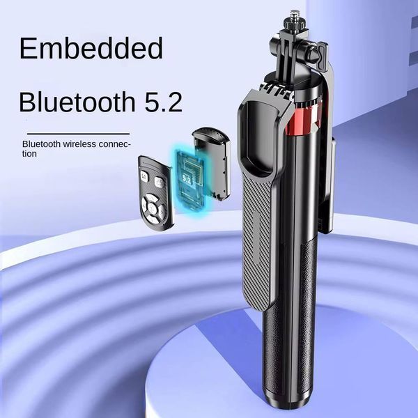 Штатив монопод з пультом на чотирьох ніжках 43-180 см AC Prof P185TK Selfie stick Aluminum 31020 фото