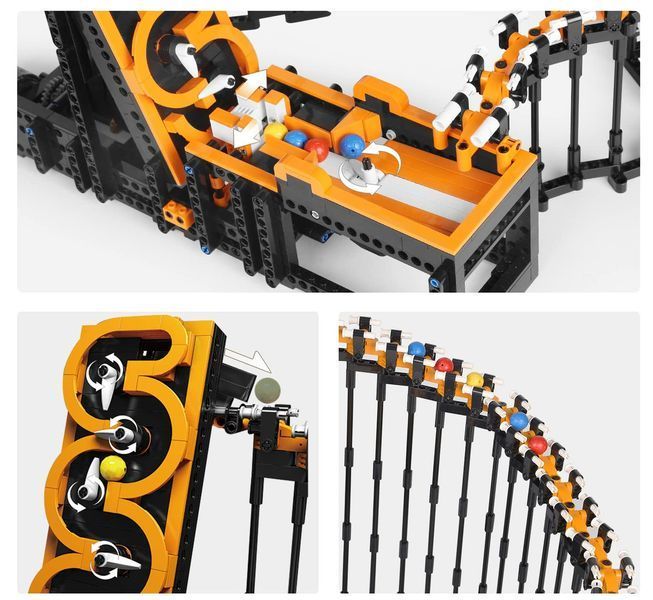 Конструктор лабиринт с шариками GBC Harp Track 1547 деталей Mould King 26008 5274 фото