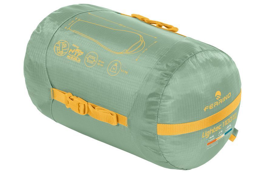 Спальний мішок Ferrino Lightec SM 1100 Lady -3&deg;C Green (86649QVV) 931768 фото