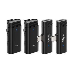Беспроводной микрофон на два телефона одновременно Type-C Lightning Ulanzi HM2301 4814 фото