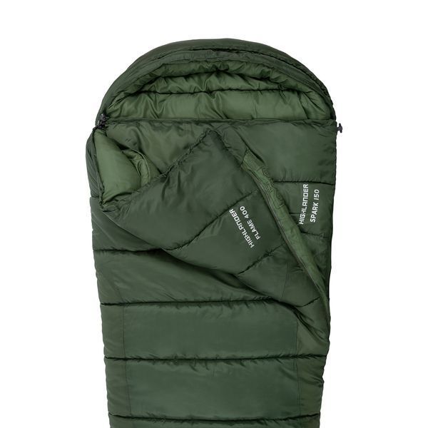 Спальный мешок Highlander Phoenix Spark 150/+4&deg;C Olive Green Left (SB242-OG) 929693 фото