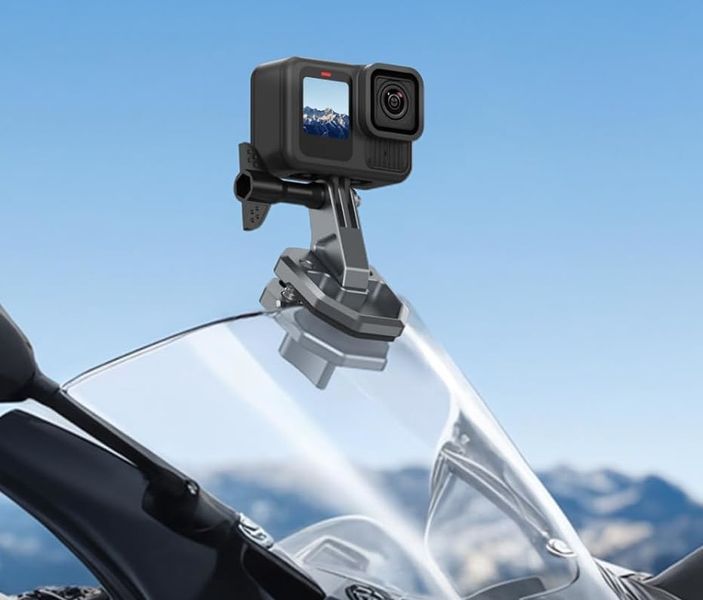 Кріплення Insta360 на вітрове скло мотоцикла Telesin S3-EAK-03 4877 фото