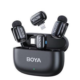 Мікрофон бездротовий міні Type-C/Lightning iPhone/Android BOYA mini UC+DI mini-12 фото