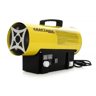 Газова теплова гармата обігрівач 25 кВ із термостатом Kraft&Dele KD11700 8023 фото